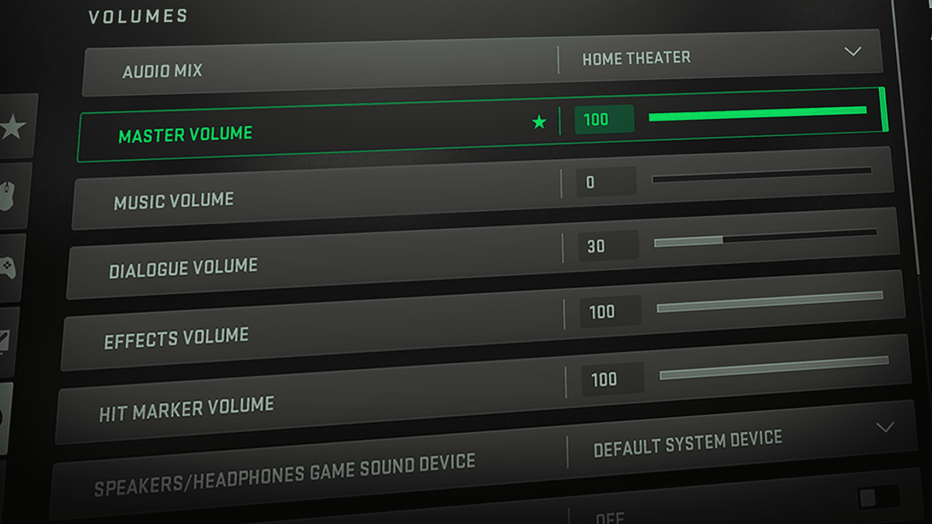 Modern Warfare 2 Audio Settings Ps5